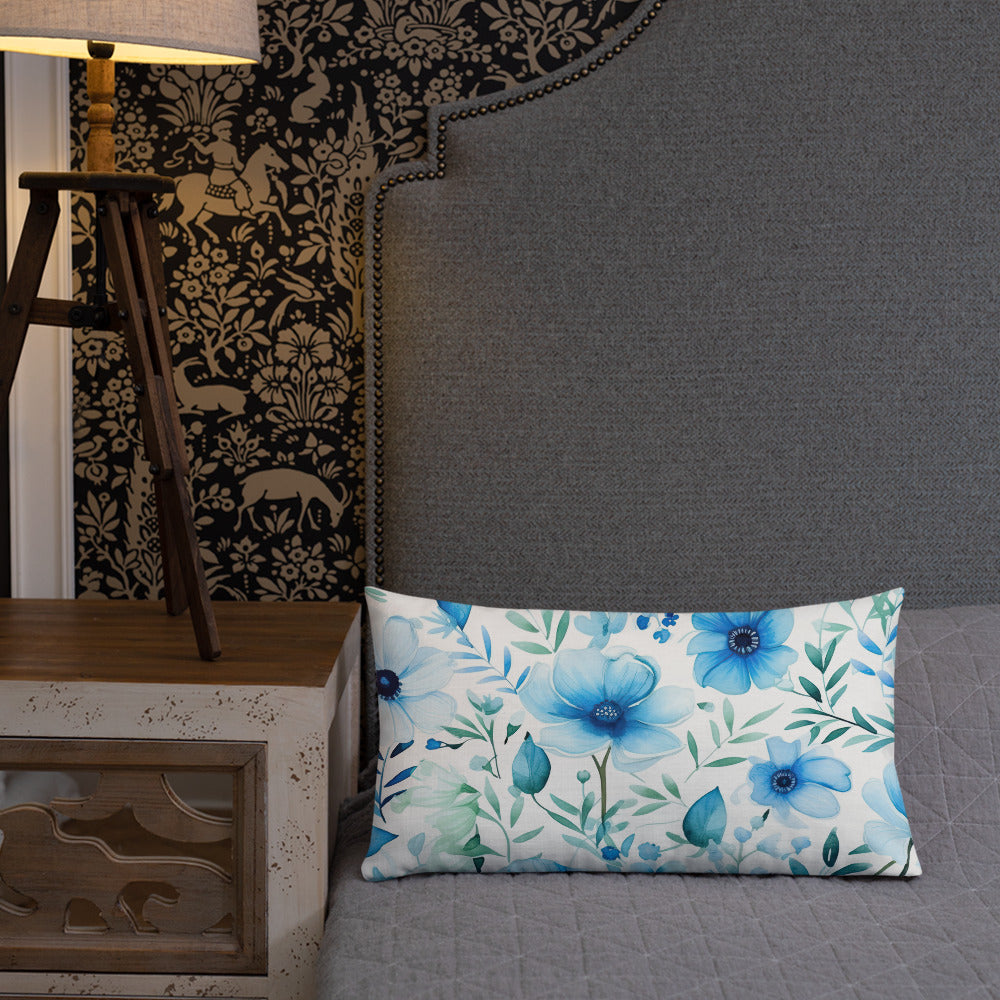 Floral Lover's Botanical Throw Pillow