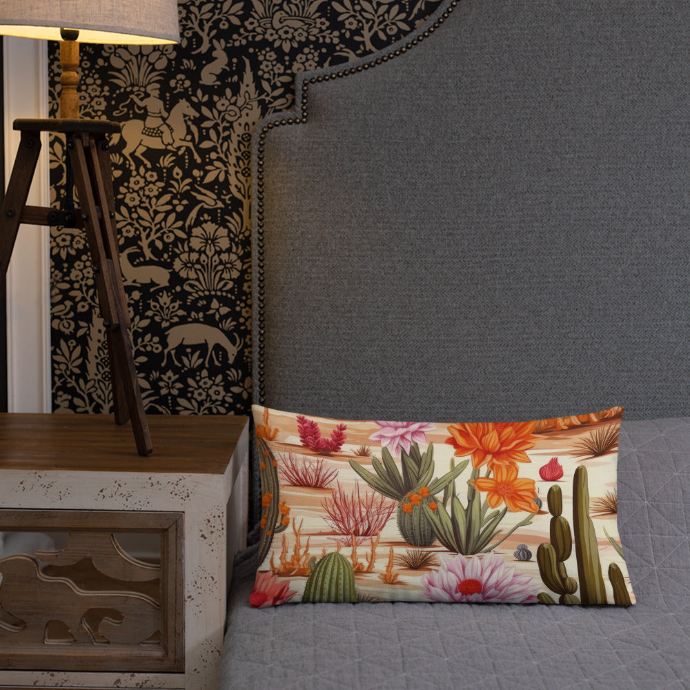 Floral Lover's Botanical Throw Pillow
