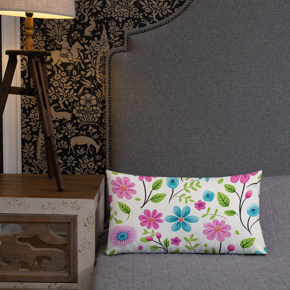 Floral Lover's Botanical Throw Pillow