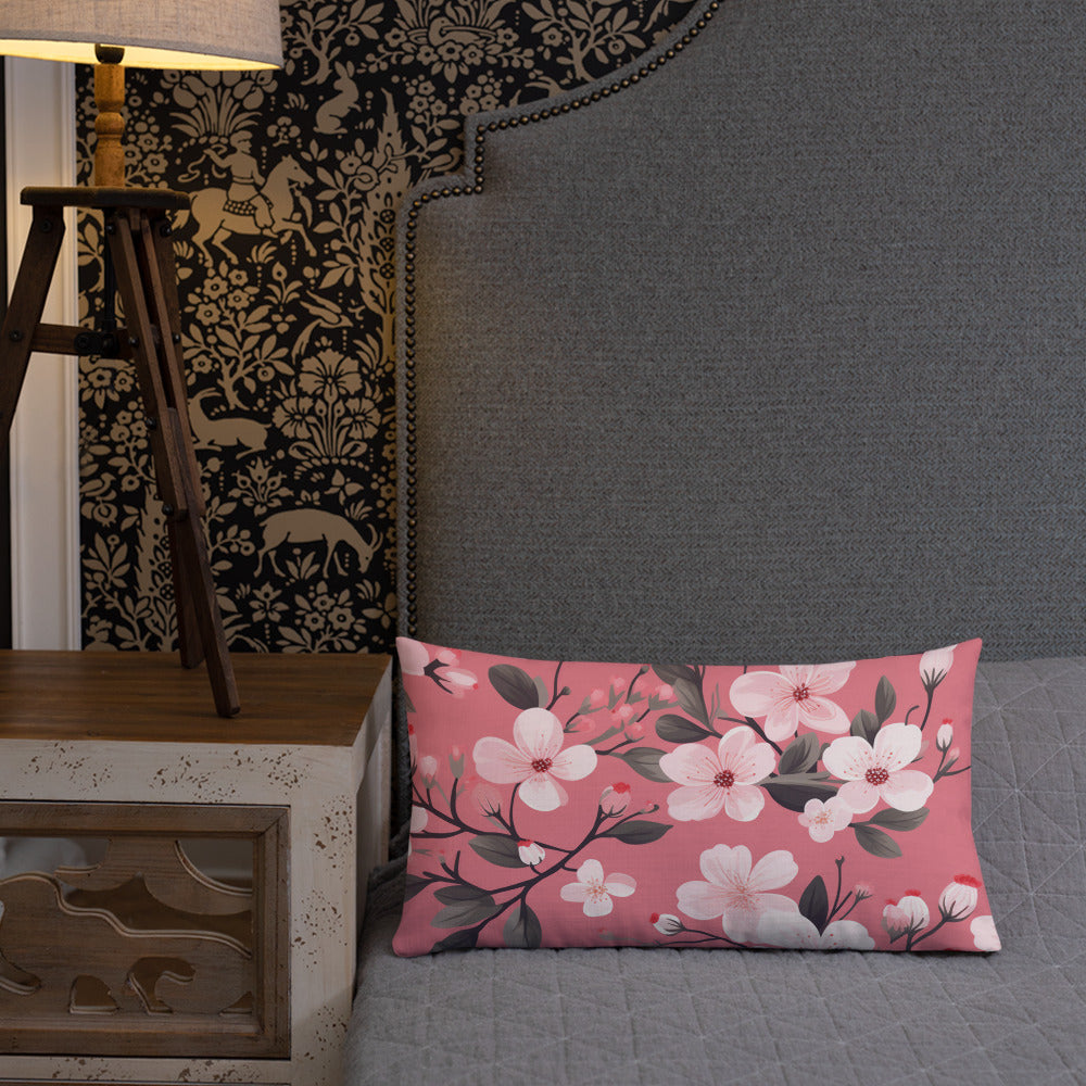 Floral Lover's Botanical Throw Pillow