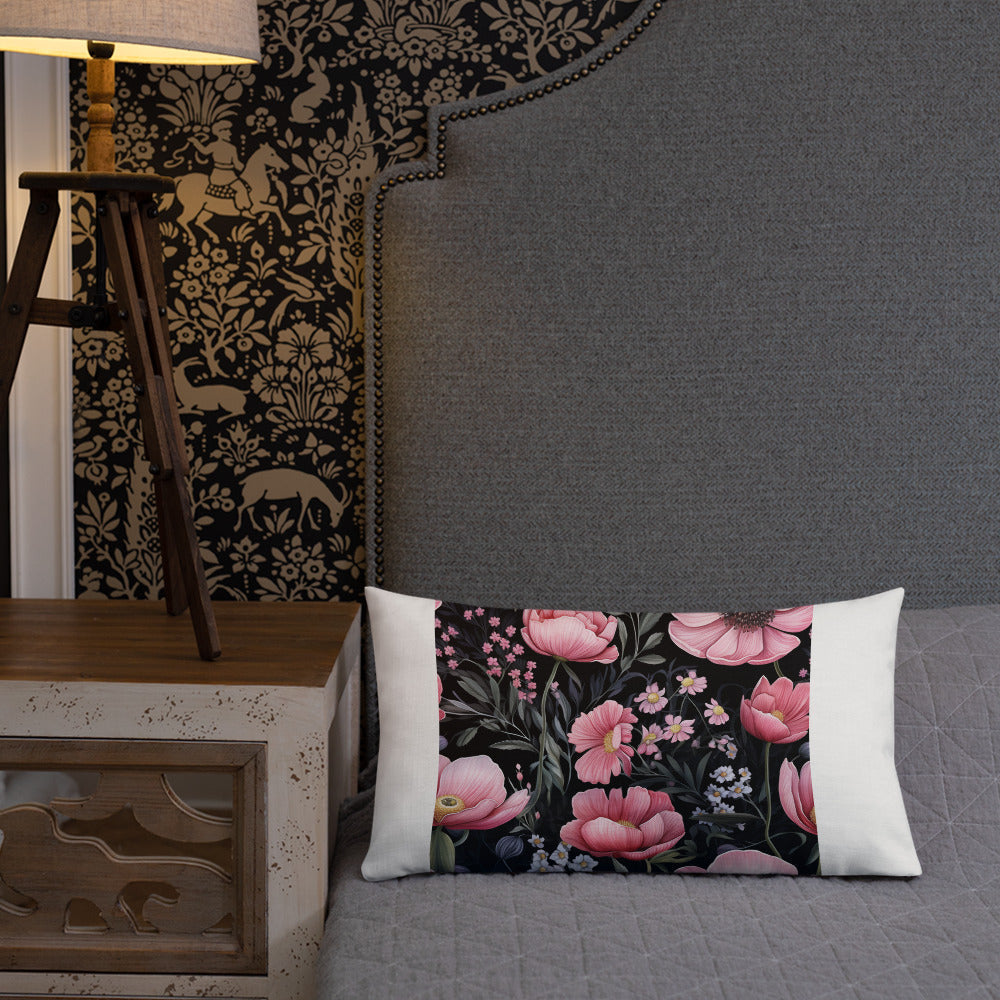 Floral Lover's Botanical Throw Pillow
