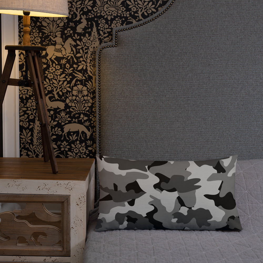 Army Enthusiast Camouflage Premium Throw Pillow