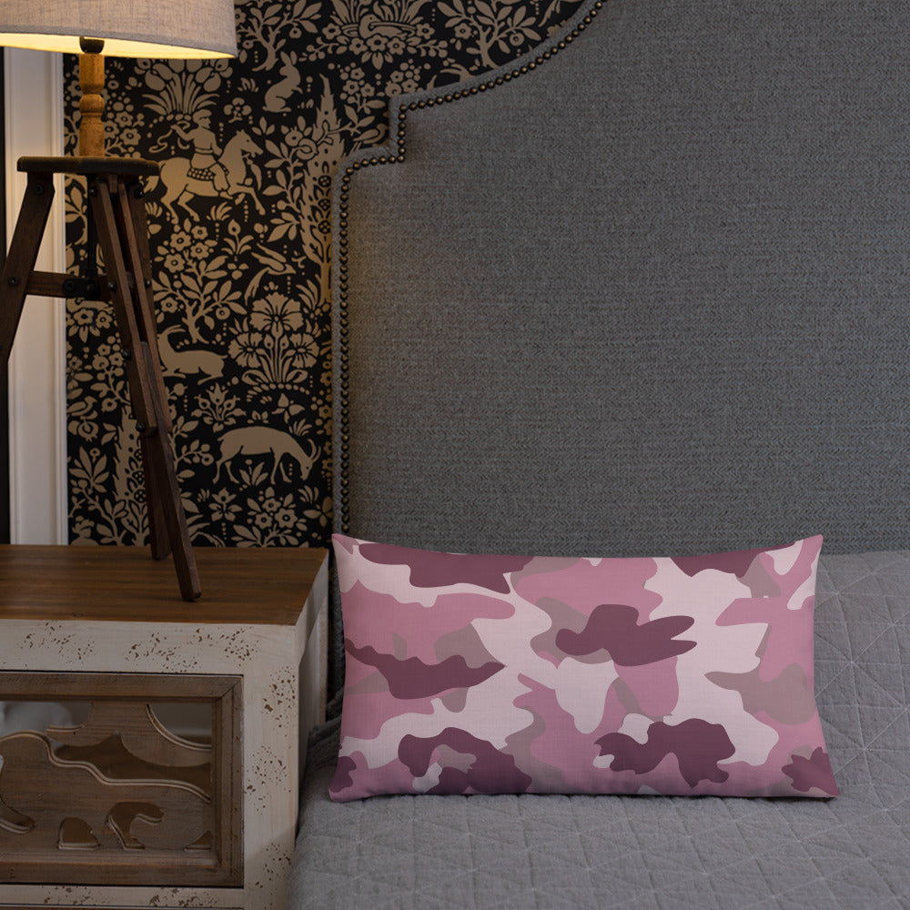Army Enthusiast Camouflage Premium Throw Pillow