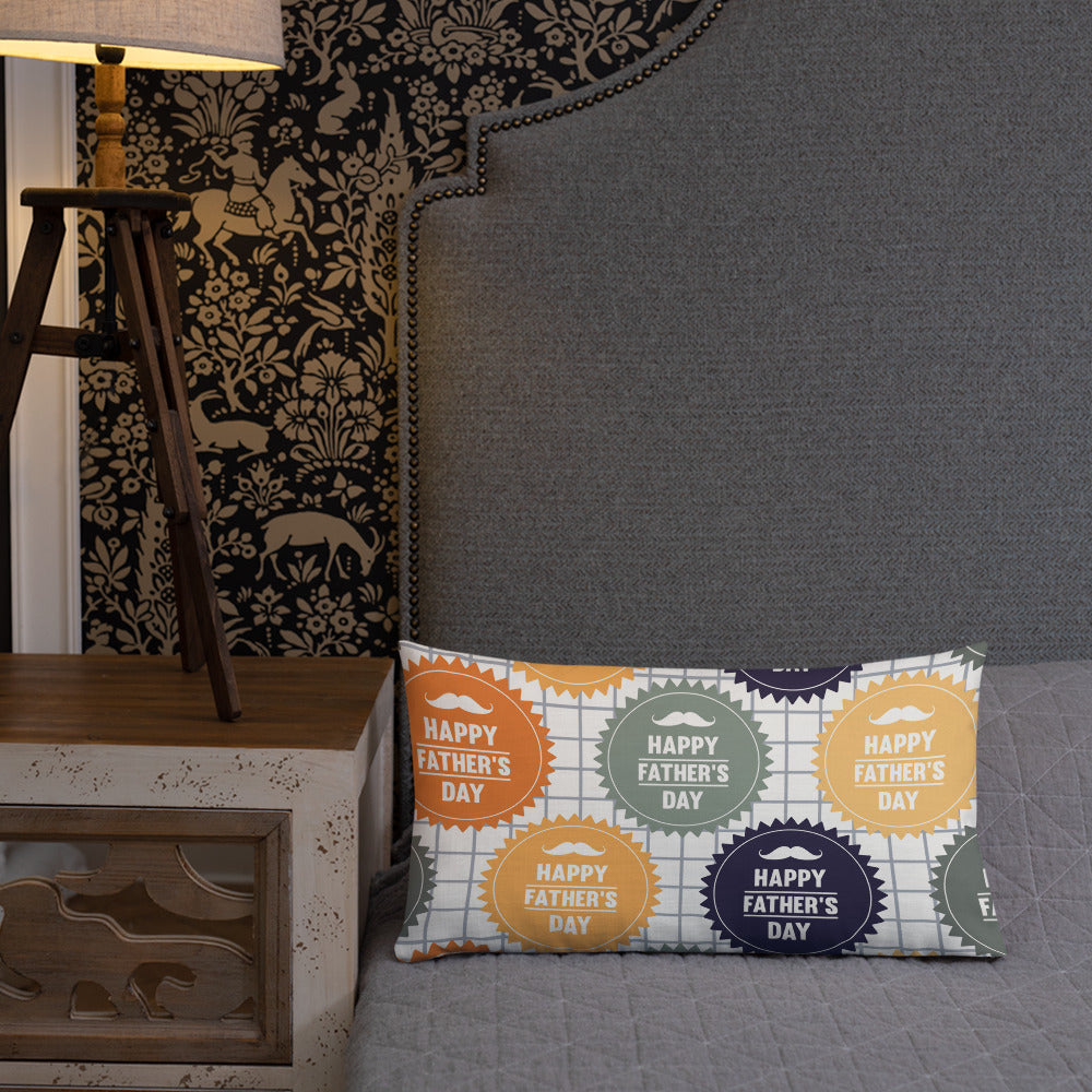 Cool Dad's Fashionably Decorative Throw Pillow