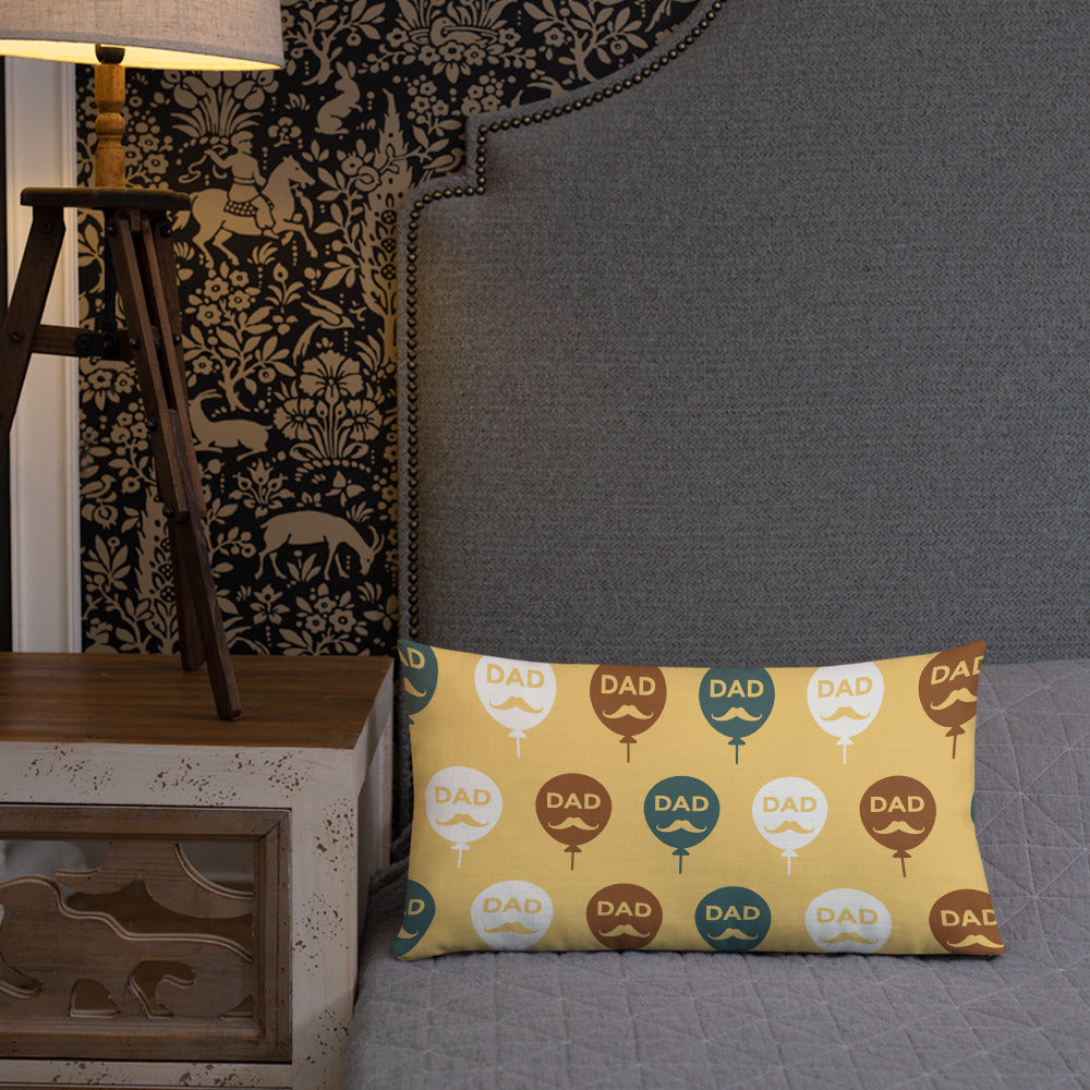 Cool Dad's Fashionably Decorative Throw Pillow