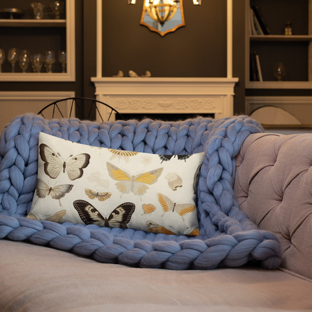 Butterfly Lover's Decorative Yet Comfortable Premium Pillow