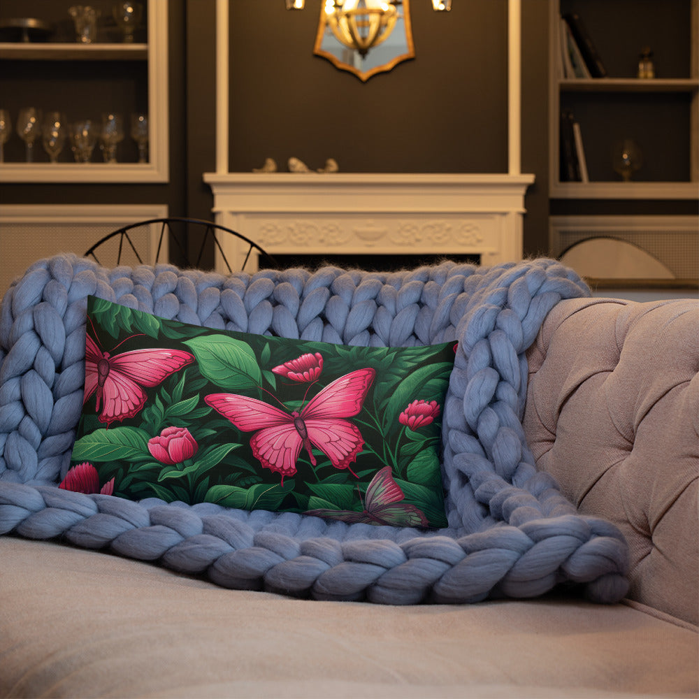 Butterfly Lover's Decorative Yet Comfortable Premium Pillow
