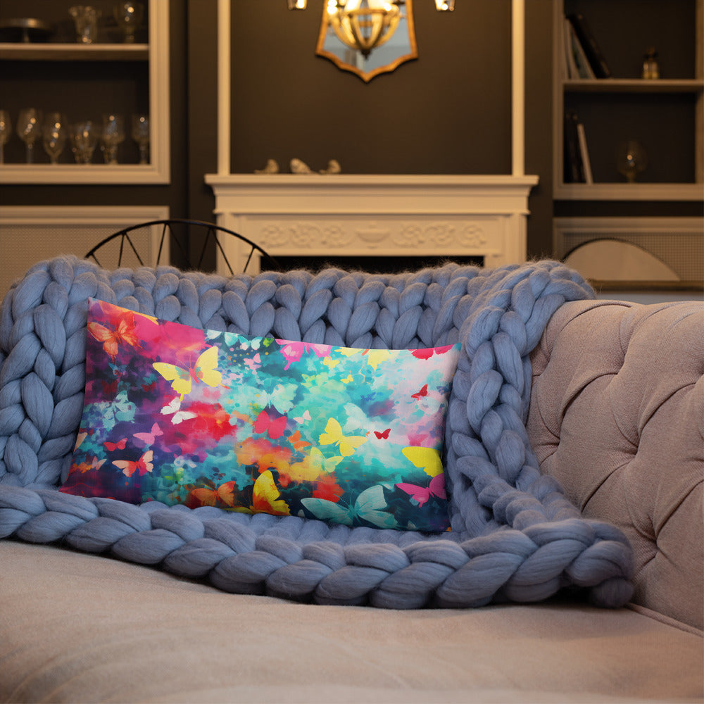 Butterfly Lover's Decorative Yet Comfortable Premium Pillow