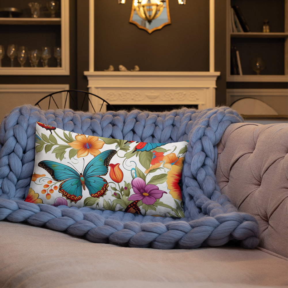Butterfly Lover's Decorative Yet Comfortable Premium Pillow