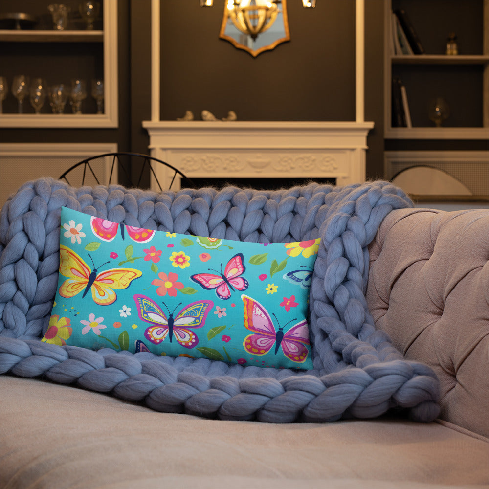 Butterfly Lover's Decorative Yet Comfortable Premium Pillow