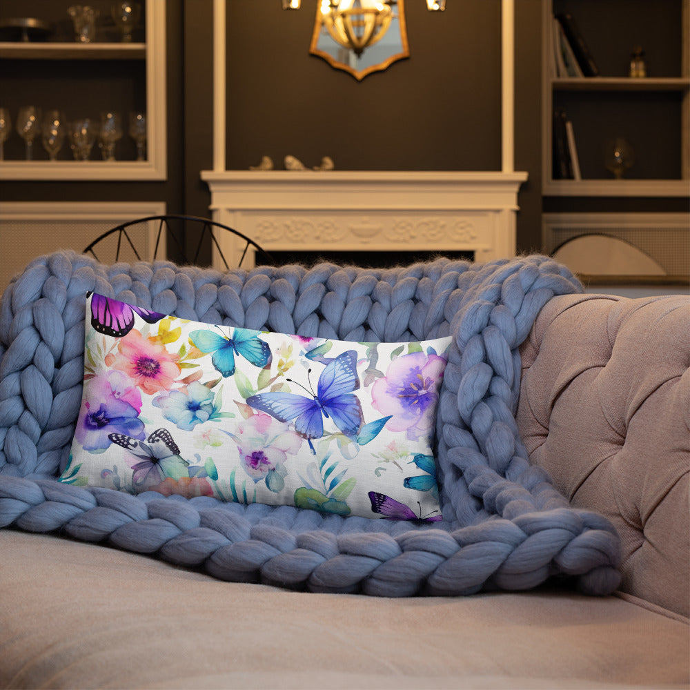 Butterfly Lover's Decorative Yet Comfortable Premium Pillow