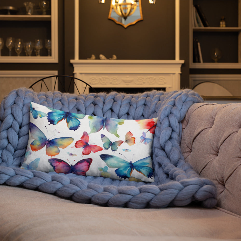 Butterfly Lover's Decorative Yet Comfortable Premium Pillow