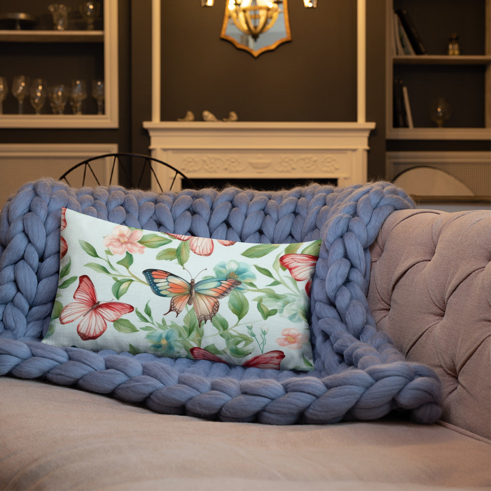 Butterfly Lover's Decorative Yet Comfortable Premium Pillow