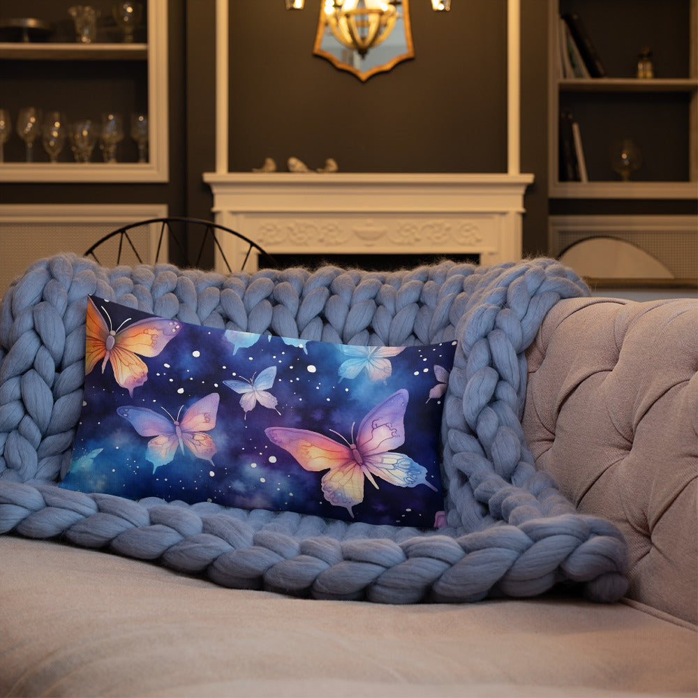 Butterfly Lover's Decorative Yet Comfortable Premium Pillow