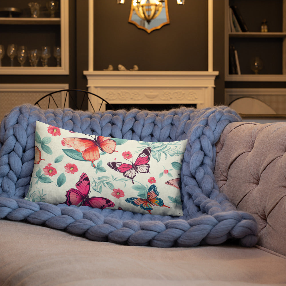 Butterfly Lover's Decorative Yet Comfortable Premium Pillow
