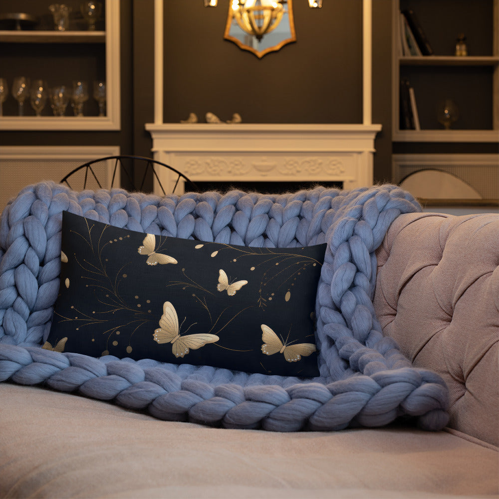 Butterfly Lover's Decorative Yet Comfortable Premium Pillow