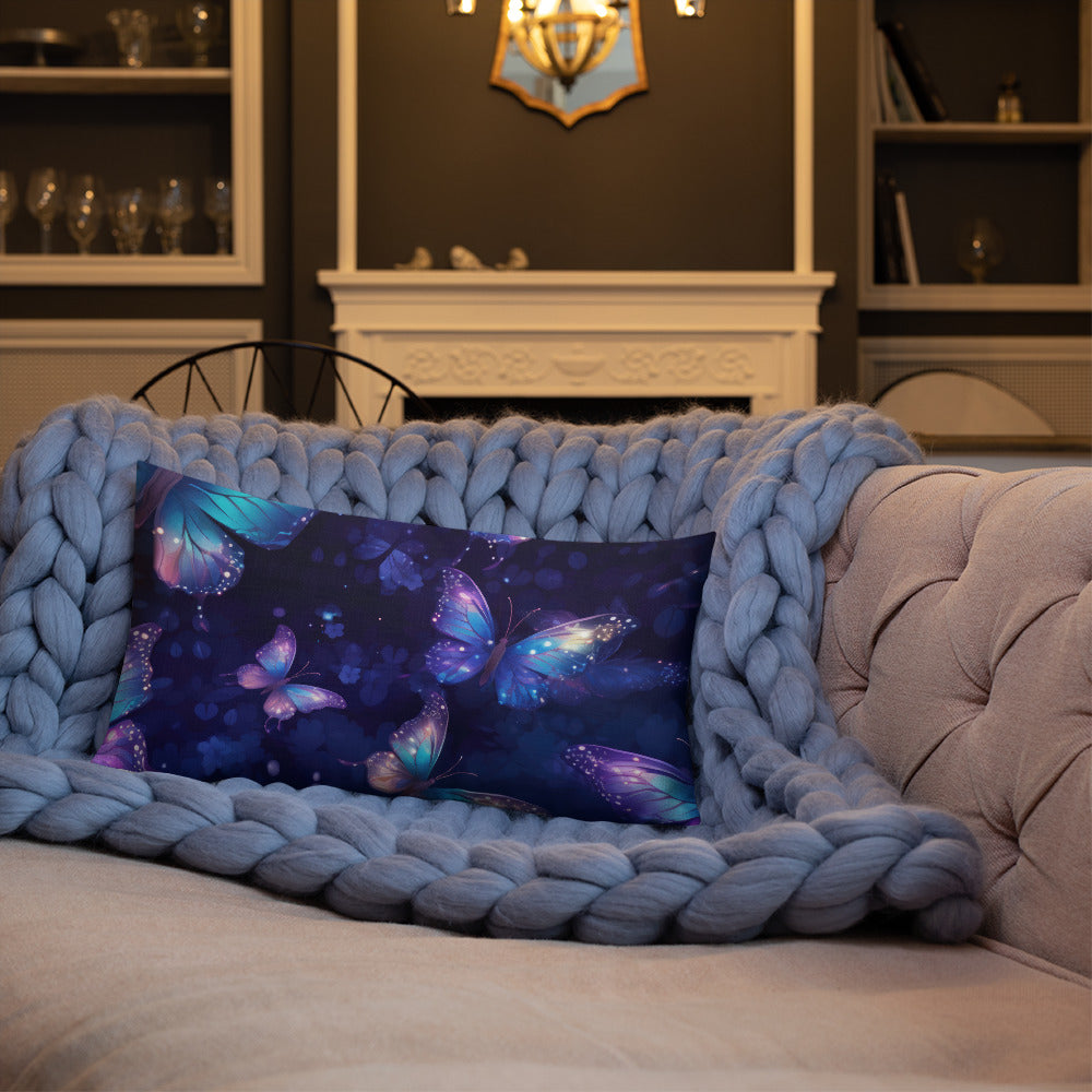 Butterfly Lover's Decorative Yet Comfortable Premium Pillow