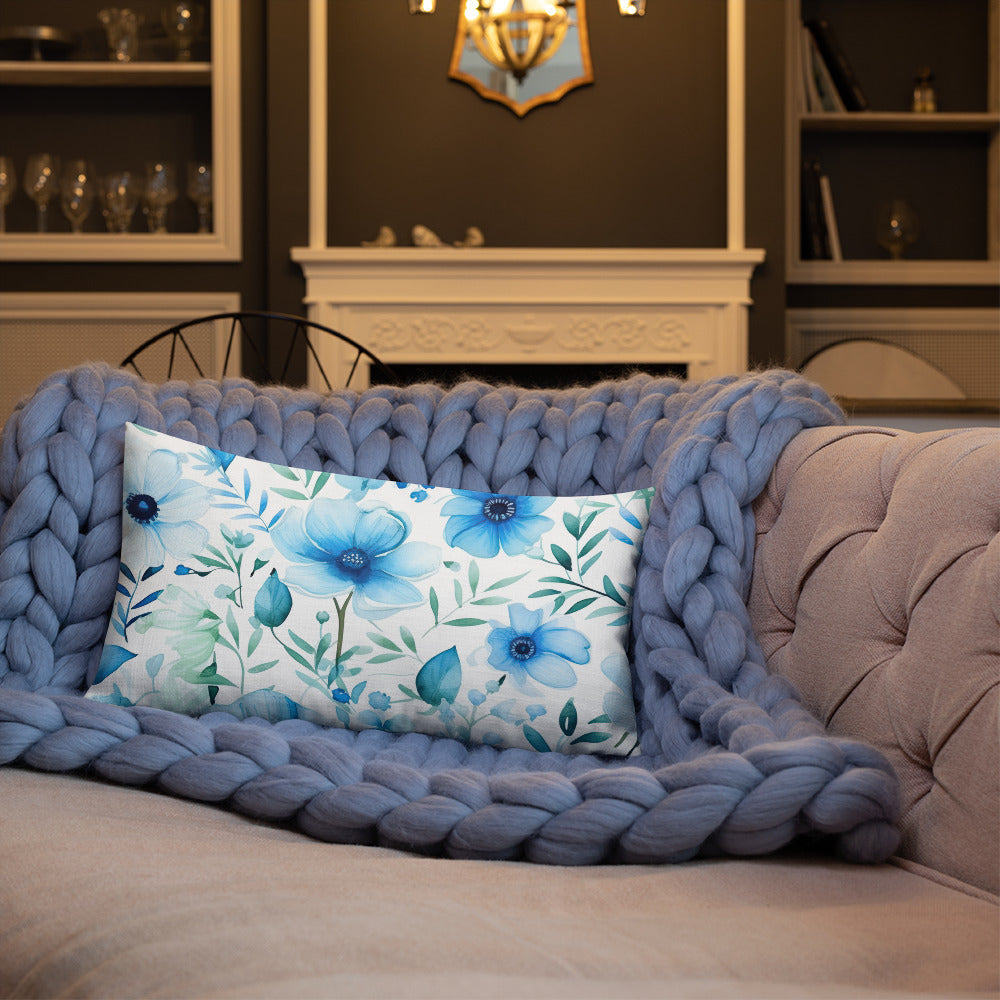 Floral Lover's Botanical Throw Pillow