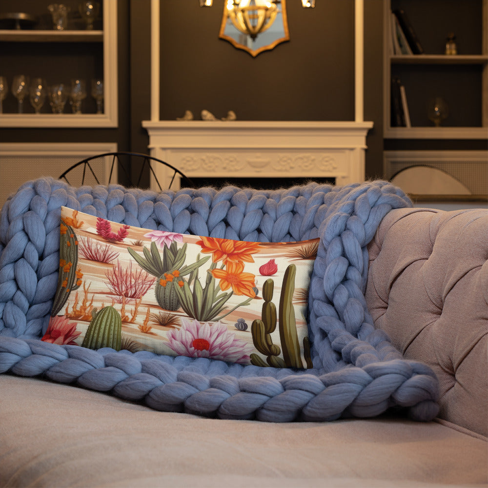 Floral Lover's Botanical Throw Pillow