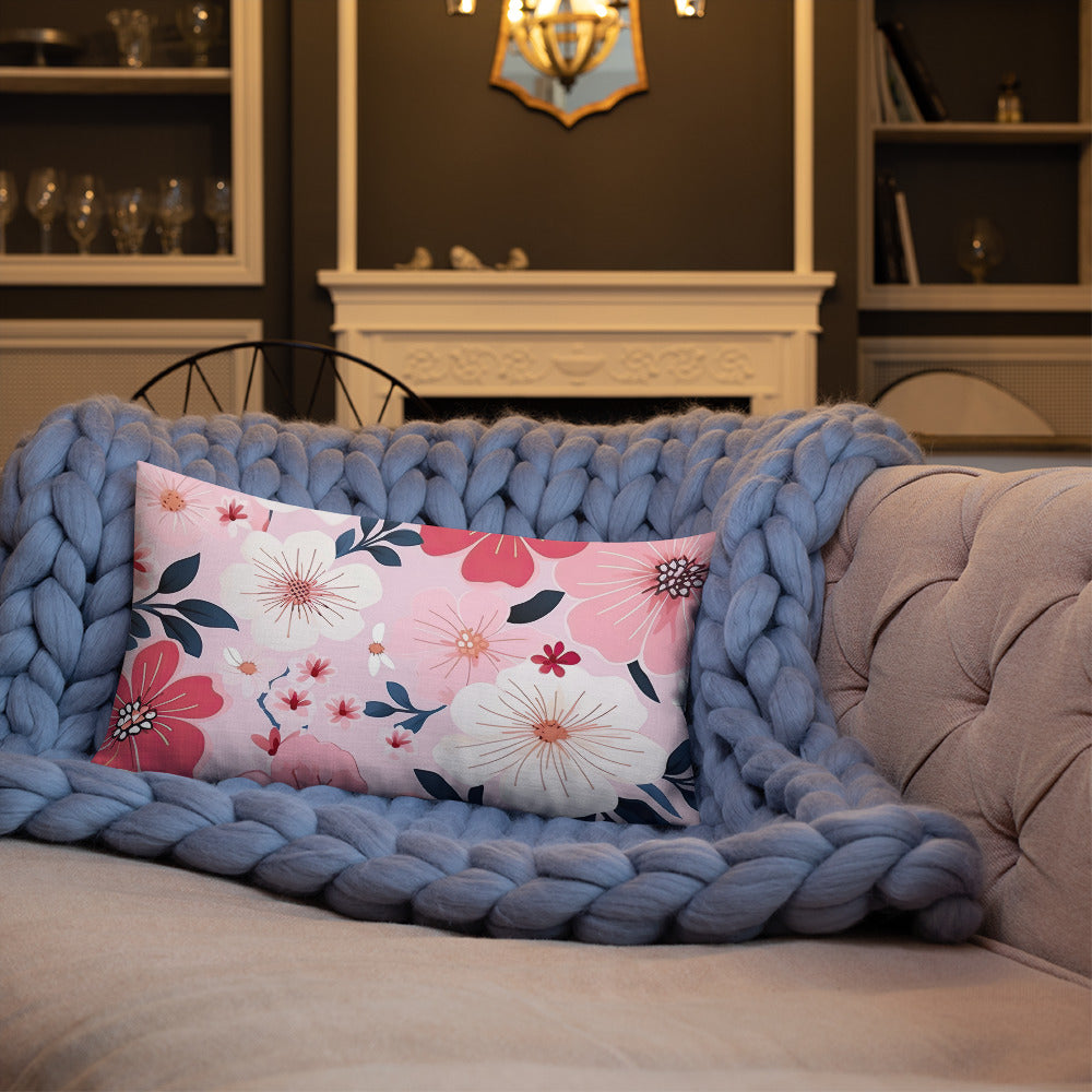 Floral Lover's Botanical Throw Pillow