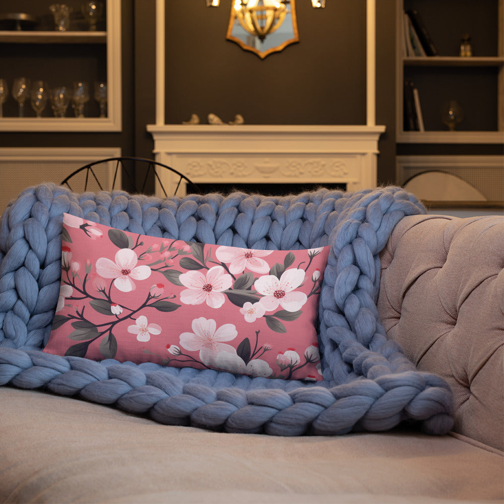 Floral Lover's Botanical Throw Pillow
