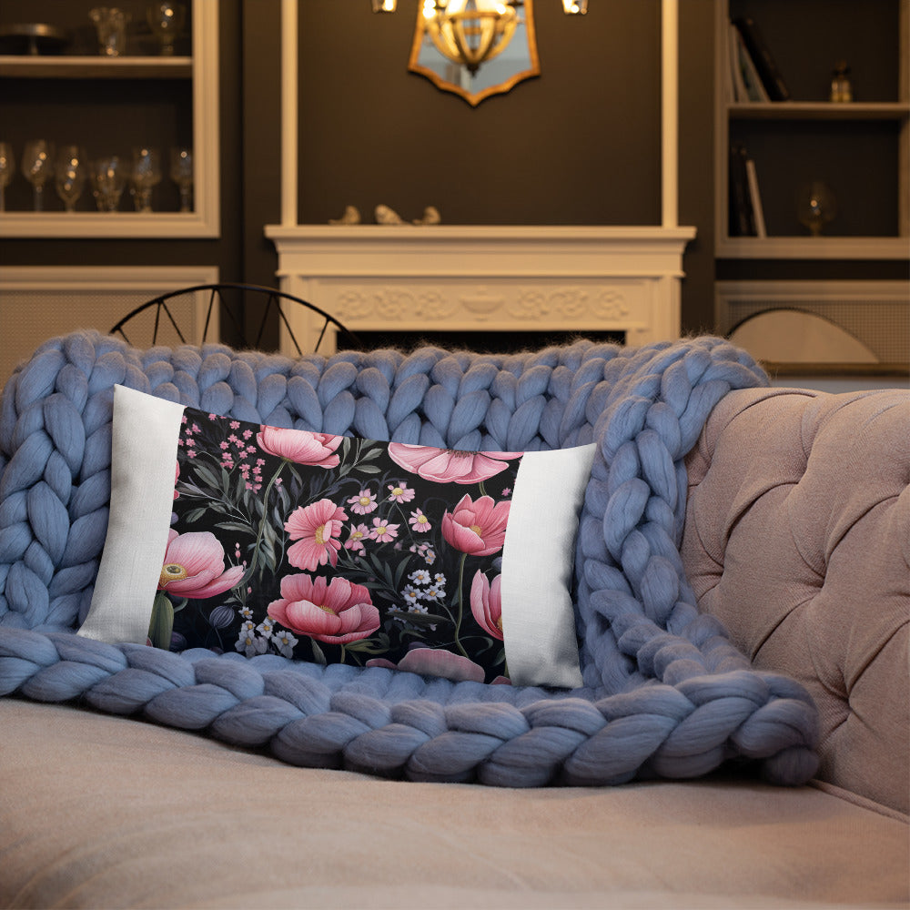 Floral Lover's Botanical Throw Pillow