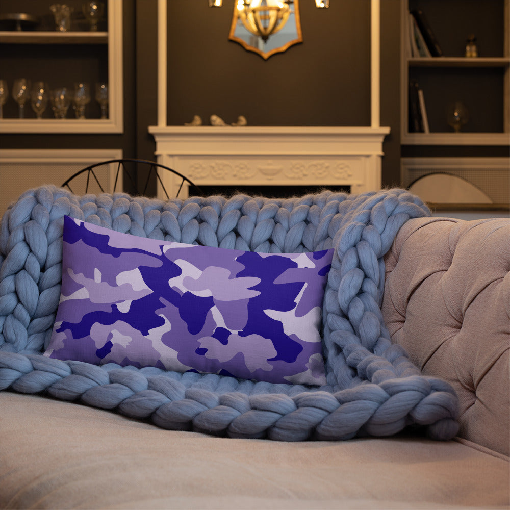 Army Enthusiast Camouflage Premium Throw Pillow