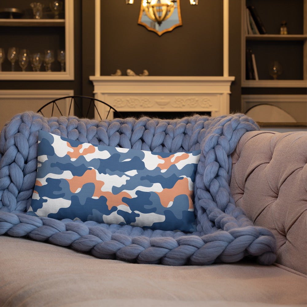 Army Enthusiast Camouflage Premium Throw Pillow