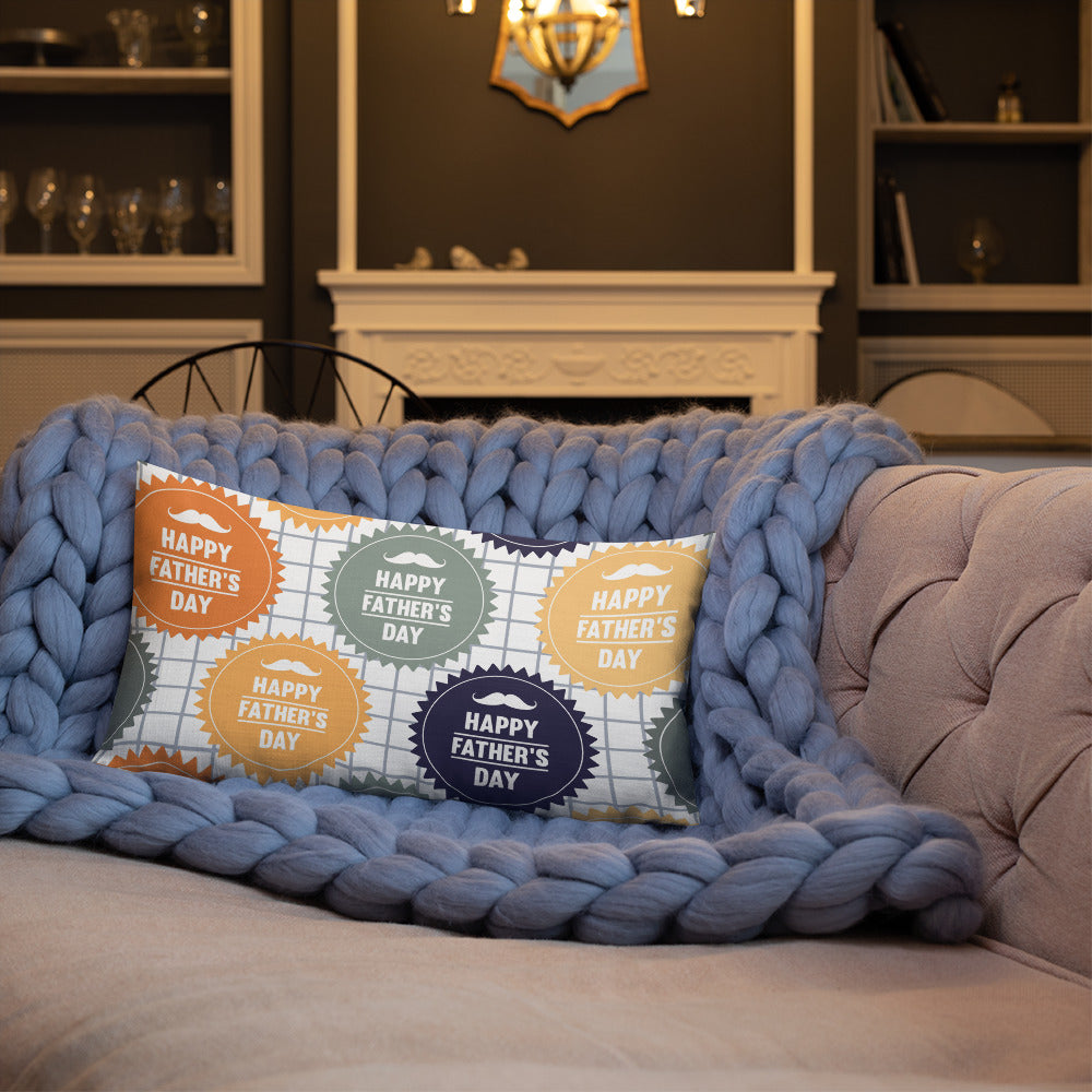 Cool Dad's Fashionably Decorative Throw Pillow