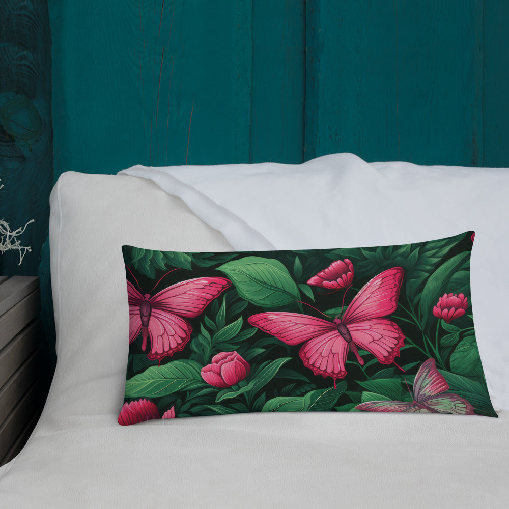 Butterfly Lover's Decorative Yet Comfortable Premium Pillow