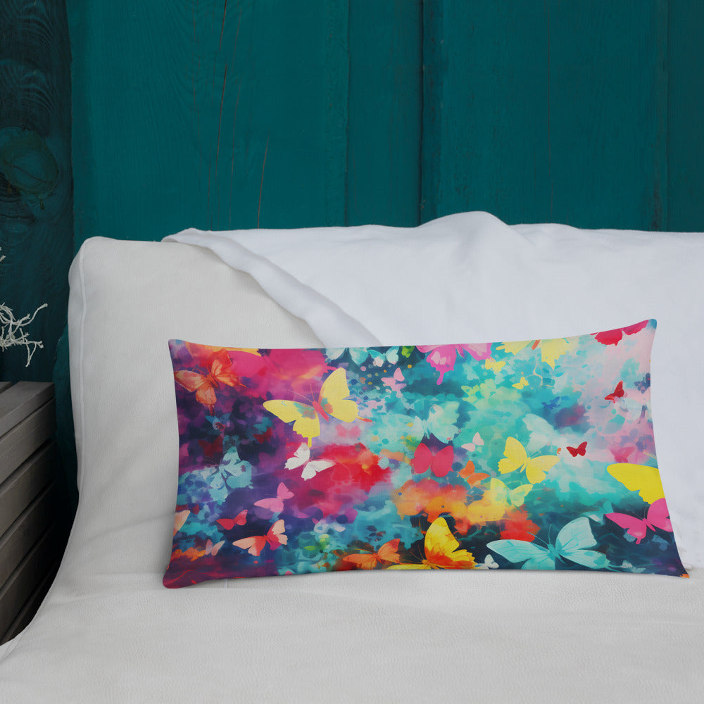 Butterfly Lover's Decorative Yet Comfortable Premium Pillow