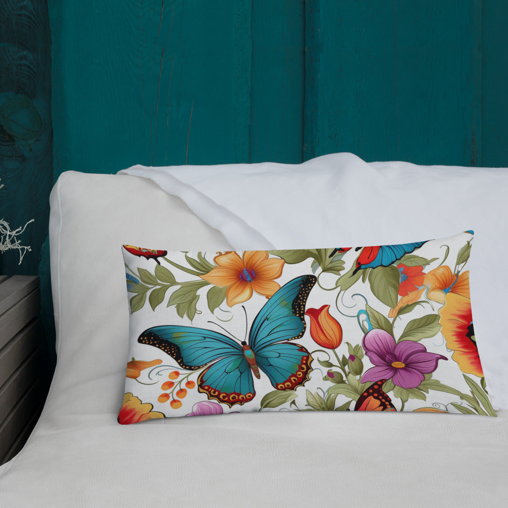 Butterfly Lover's Decorative Yet Comfortable Premium Pillow
