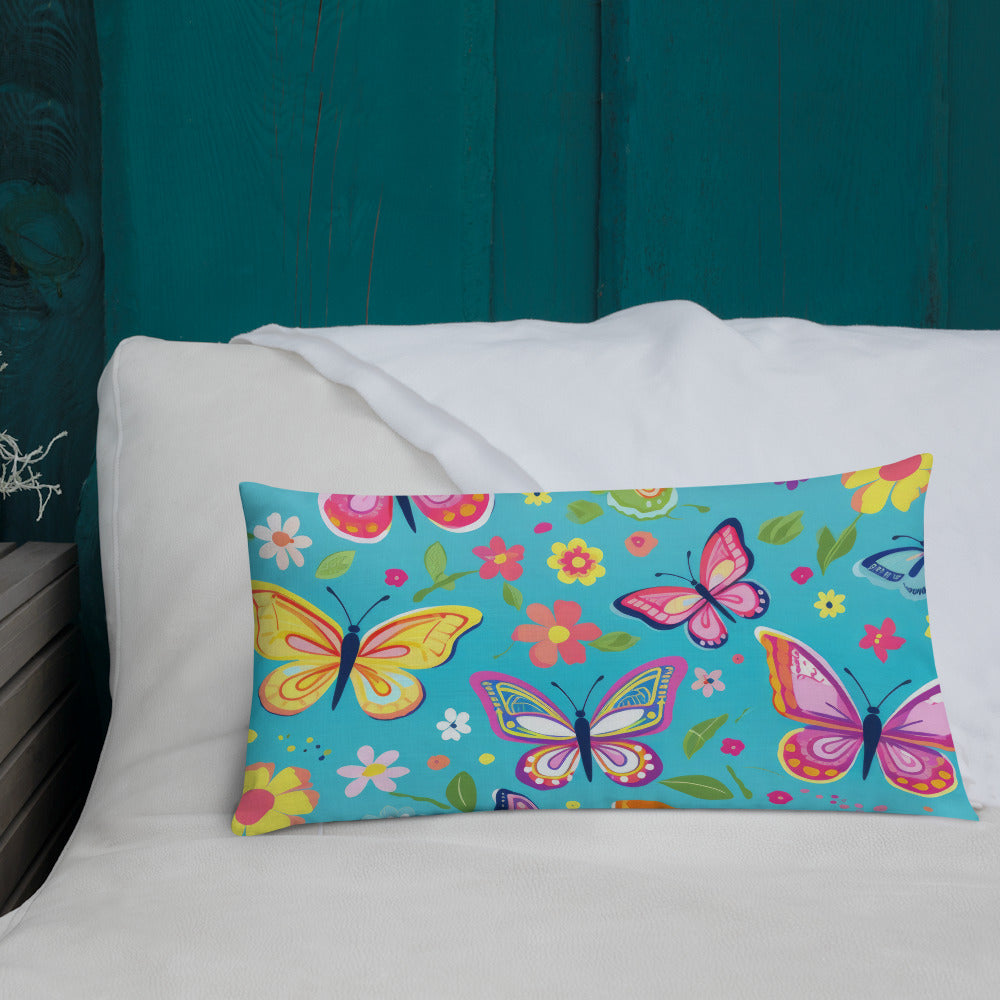 Butterfly Lover's Decorative Yet Comfortable Premium Pillow
