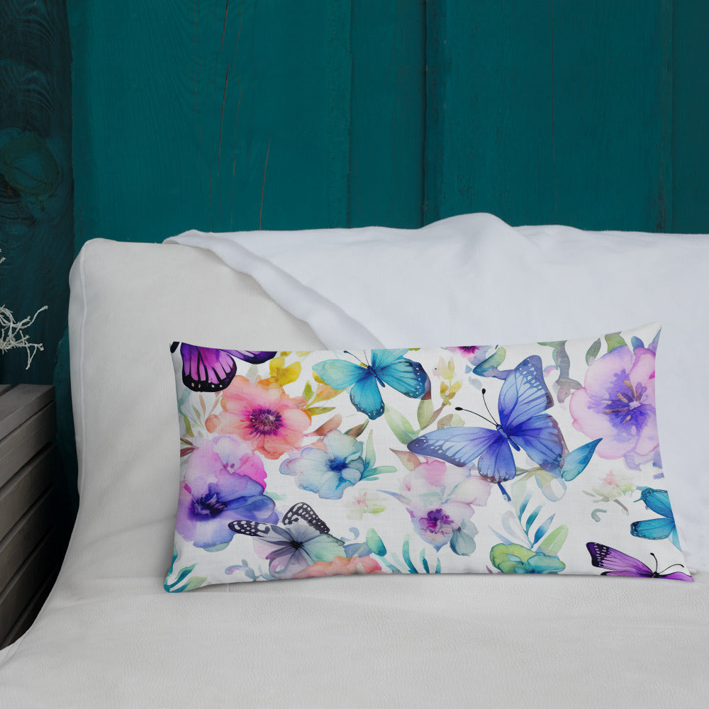 Butterfly Lover's Decorative Yet Comfortable Premium Pillow