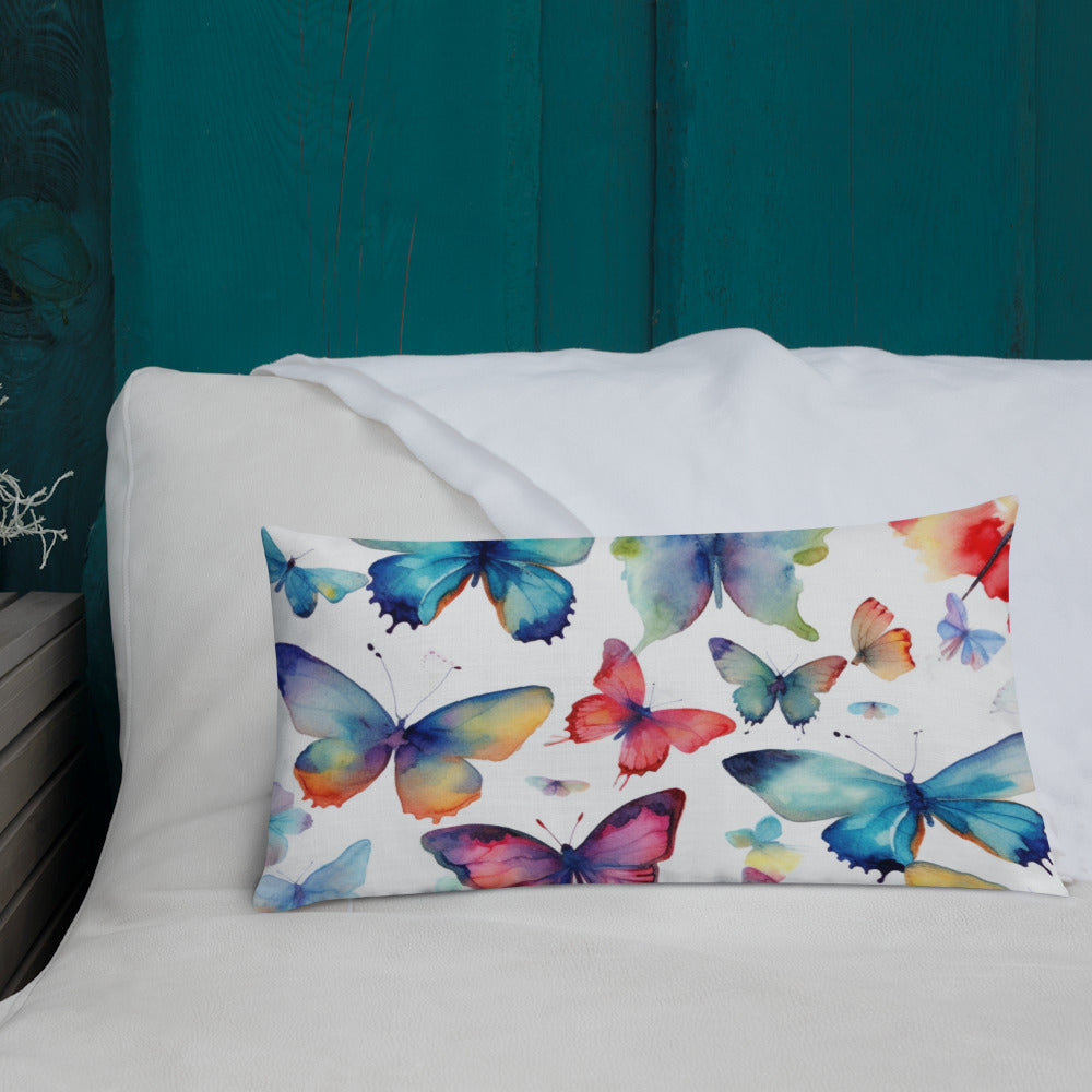 Butterfly Lover's Decorative Yet Comfortable Premium Pillow