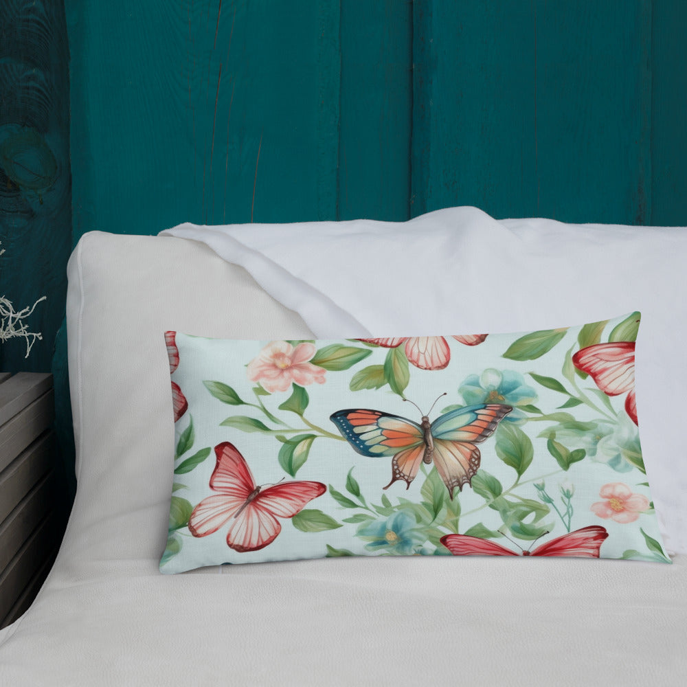 Butterfly Lover's Decorative Yet Comfortable Premium Pillow