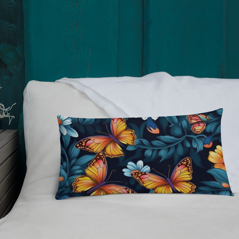 Butterfly Lover's Decorative Yet Comfortable Premium Pillow