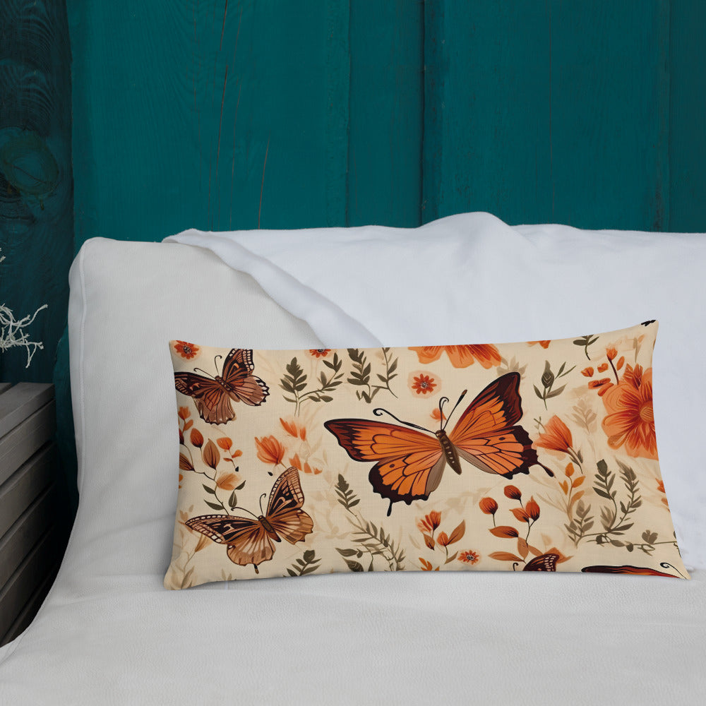Butterfly Lover's Decorative Yet Comfortable Premium Pillow