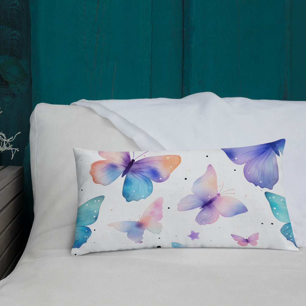Butterfly Lover's Decorative Yet Comfortable Premium Pillow