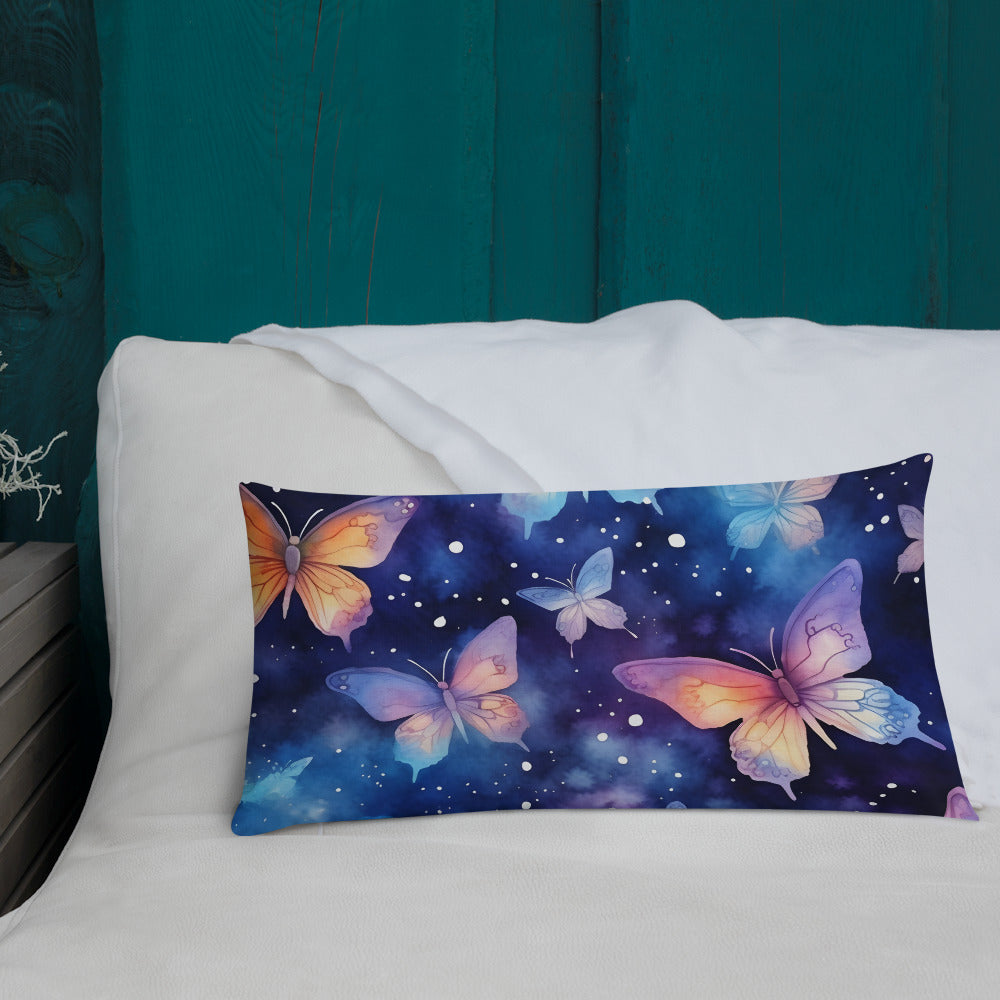 Butterfly Lover's Decorative Yet Comfortable Premium Pillow