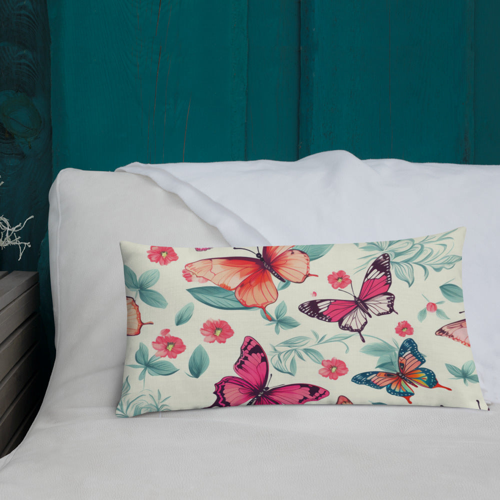 Butterfly Lover's Decorative Yet Comfortable Premium Pillow