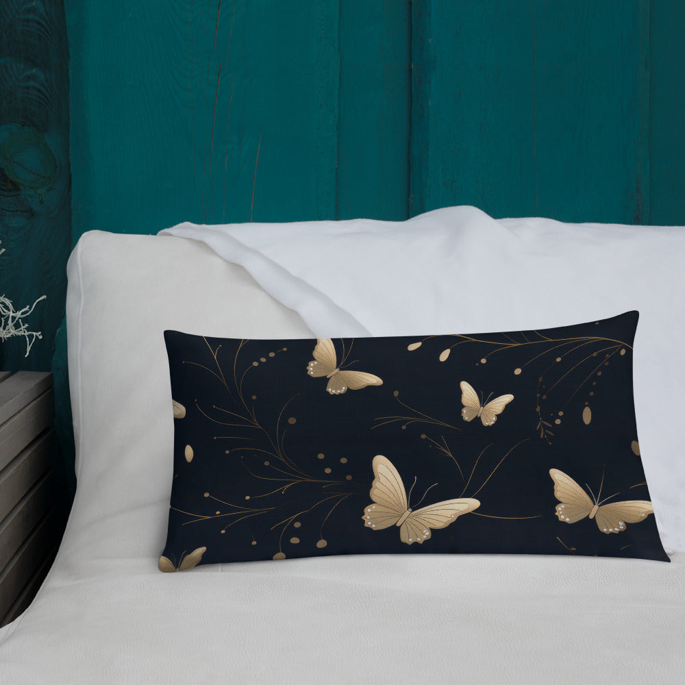 Butterfly Lover's Decorative Yet Comfortable Premium Pillow