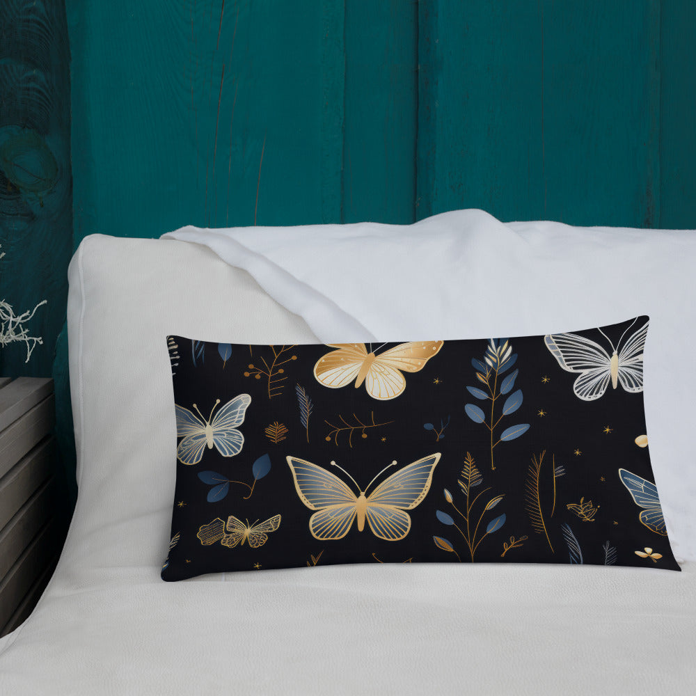 Butterfly Lover's Decorative Yet Comfortable Premium Pillow