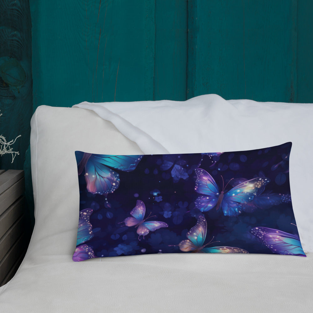 Butterfly Lover's Decorative Yet Comfortable Premium Pillow