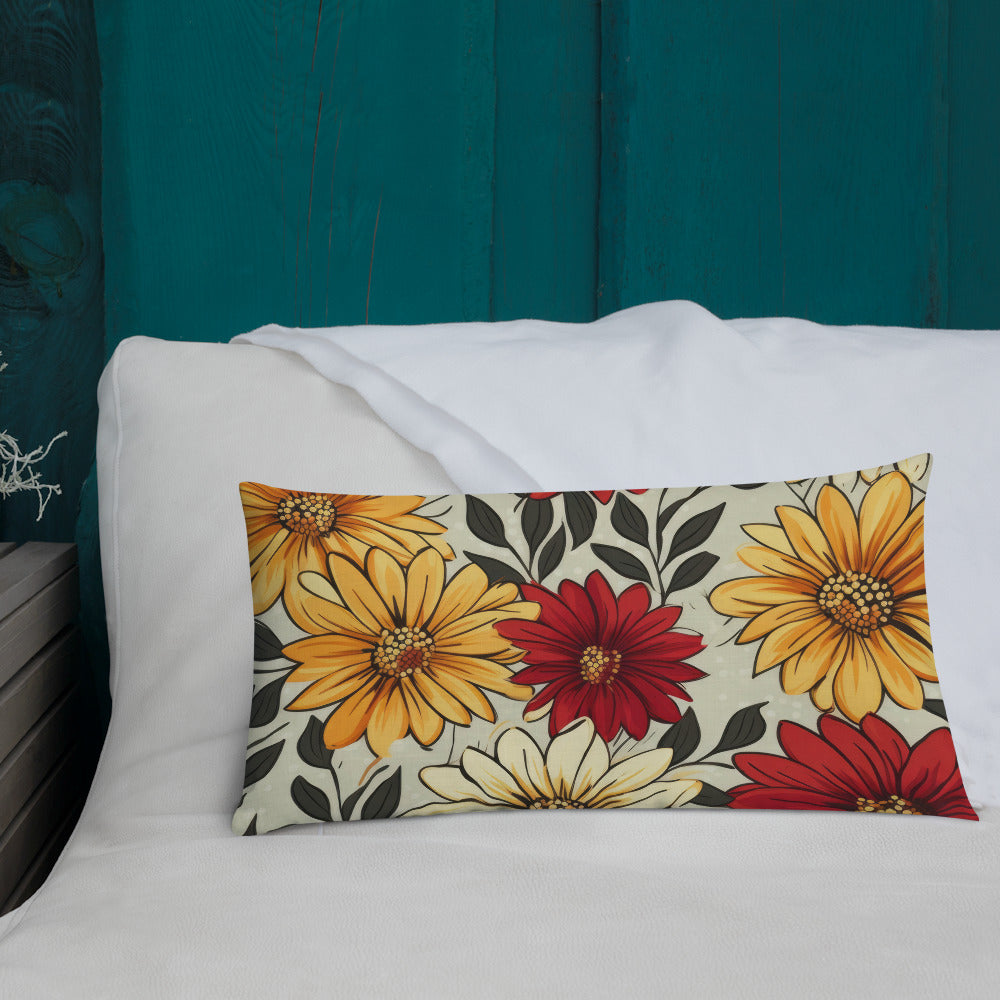 Floral Lover's Botanical Throw Pillow
