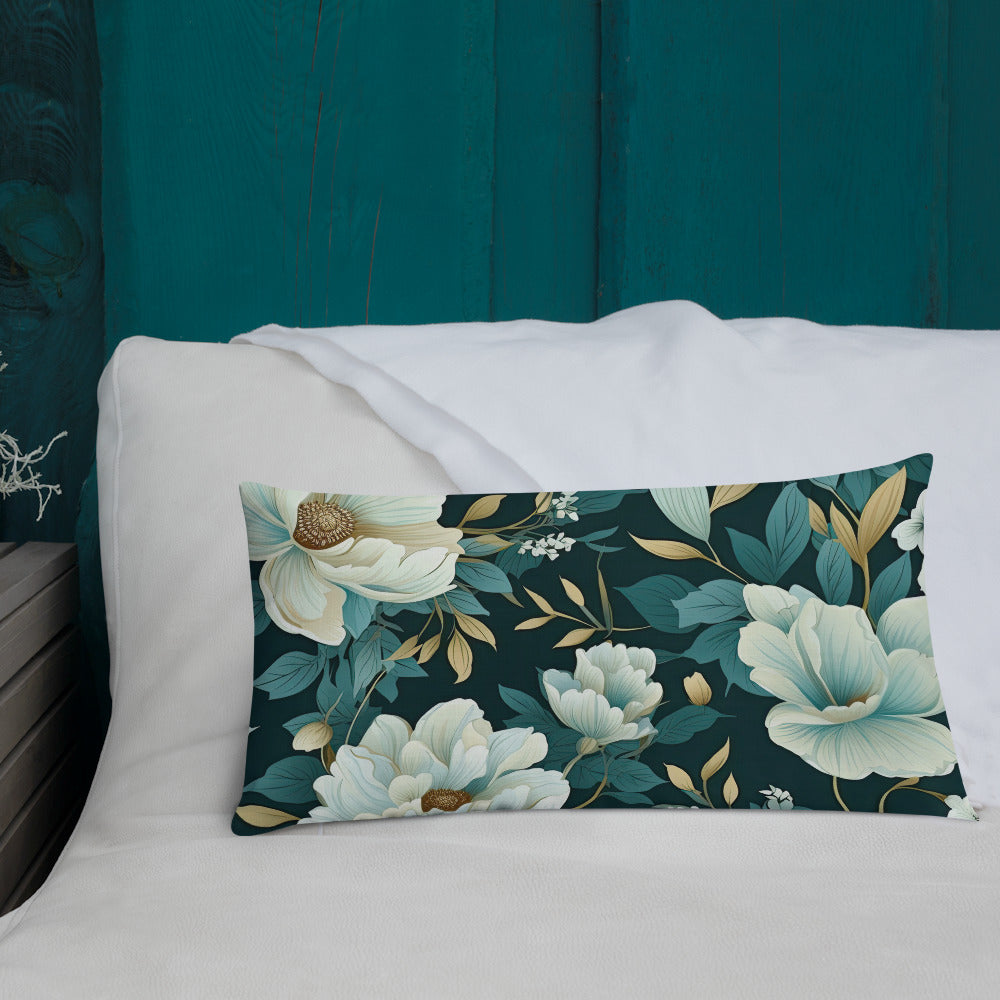 Floral Lover's Botanical Throw Pillow