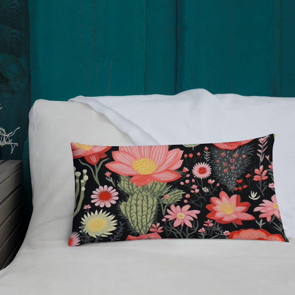 Floral Lover's Botanical Throw Pillow