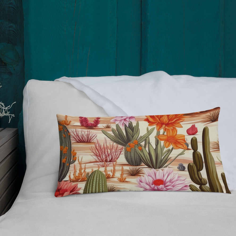 Floral Lover's Botanical Throw Pillow