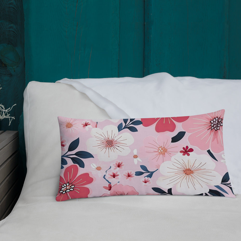 Floral Lover's Botanical Throw Pillow