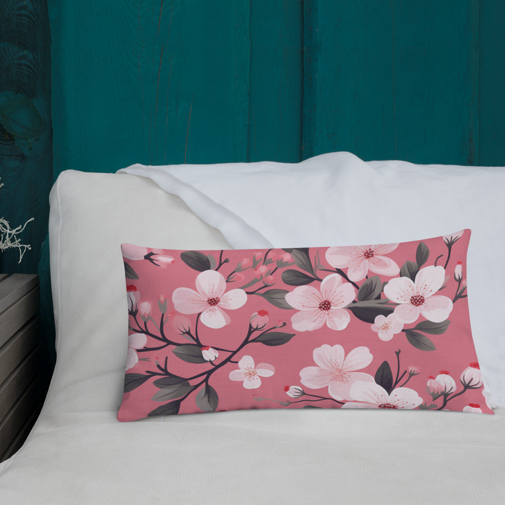Floral Lover's Botanical Throw Pillow